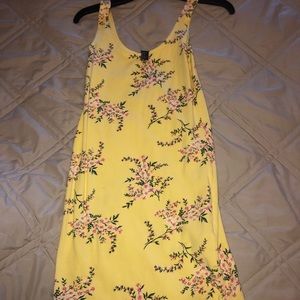 Yellow Tight Mini Dress